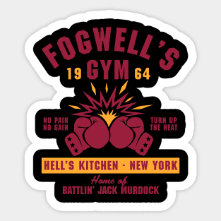 Fogwells Gym Sticker